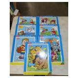 7 NEW Playskool Wooden Puzzles