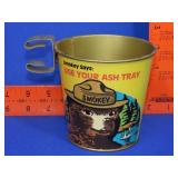 Vintage Smokey Bear Ash Can