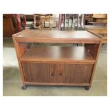 Rolling Microwave Stand