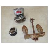 3 Piece Boat Lot - Light, Anchor, Outrigger