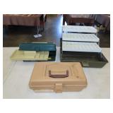 3 Tackle Boxes