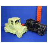 2 Pottery Car Planters