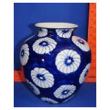 Blue & White Flower Vase