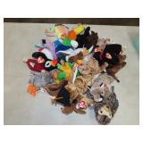 Lot of TY Beanie Babies