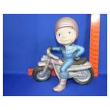 Ceramic Atlanic Mold Motorcycle Boy