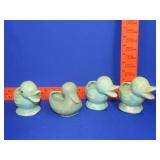 4 Pottery Duck Planters