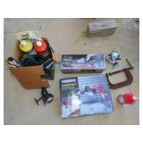 Lot of Power Tools, Fishing Reels & Torch Set