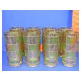 8 MCM Culver Prado Highball Glasses