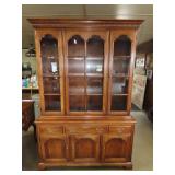 Statton Old Towne Cherry 2 Piece Breakfront China