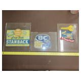 3 Glass Advertising Panes