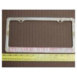 Stovall-Wolfe License Plate Cover - Albemarle NC