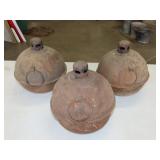3 Smudge Pots