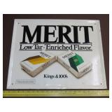 Merit Cigarette Metal Sign - 22x17