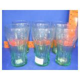 Set of 6 Coca Cola Glasses