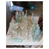 Lot of Old Drink & Medicine Bottles