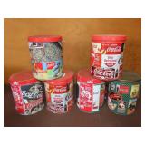 6 Coca Cola Puzzles in Tins - Unopened