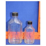 2 Mogans Drug Store Bottles - Massachusetts