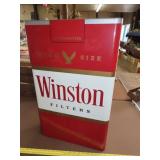Winston Cigarette Metal Display Advertisment