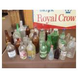 Lot of Old Glass Bottles