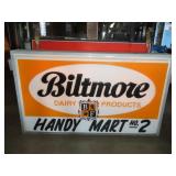 Biltmore Dairy Lighted Double Sided Sign