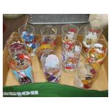 11 Character/Pepsi/Coke Glasses