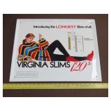 Virginia Slims Metal Sign - 22"x17"