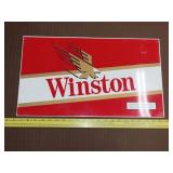 Metal Winston Cigarette SIgn - 22x12