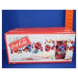 8 Piece Coca Cola Glass Set - NEW