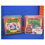 2 Crayola Holiday Tins - NEW
