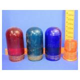 4 Glass Industrial Light Covers