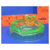 Uranium Glass Ash Tray