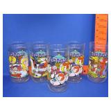 5 Flintstones Character Glasses