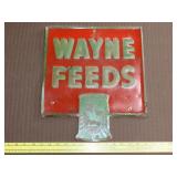 Wayne Feeds Metal Sign - 14x16