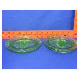 2 Greed Depression Ash Trays