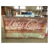 Coca Cola Double Sided Metal Sign