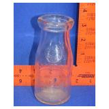 East Street Dairy 1/2 Pint Milk Bottle - Lenox MA