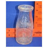 Berkshire Hills 1/2 Pint Milk Bottle - MA