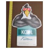 Kool Metal Cigarette Sign - 12x18