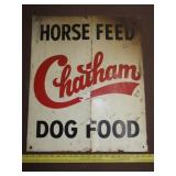 Chatham Horse Feed / Dog Food Metal Sign - 20x24
