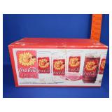 Indiana Glass 8pc Coke Glass Set - New