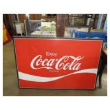 Coca Cole Hanging Double Sided Metal Side