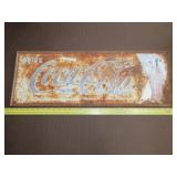 Coca Cola Metal Sign - 32"x12"
