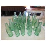 Lot of Coca Cola Hobbleskirt Bottles