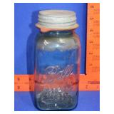 Blue Mason Jar - #10