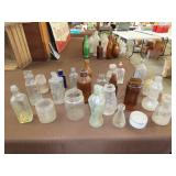 Lot of Old Medicine & Other Bottles