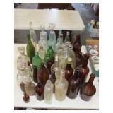 Lot of Old Alcohol & Other Bottles