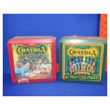 2 Crayola Holiday Tins - Unopened