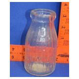 Queen City Dairy 1/2 Pint Milk Bottle