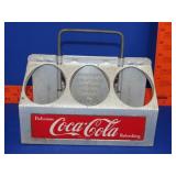 Metal Coca Cola Six Pack Drink Carrier