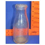 Cedar Hill Dairy Pint MIlk Bottle - Rockingham NC